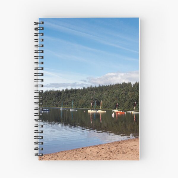Item preview, Moored boats on peaceful loch designed and sold by Alternative Perspectives.