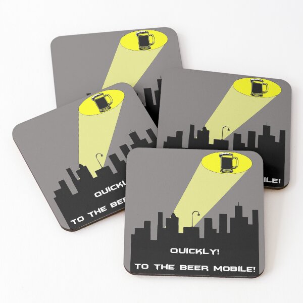 Item preview, Quickly! To the Beer Mobile! designed and sold by DafyddEm.