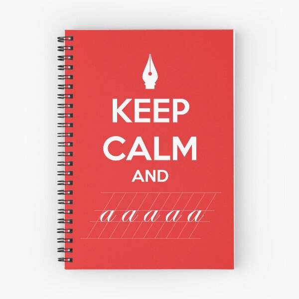 Item preview, Keep Calm and a a a - Calligraphy designed and sold by premedito.