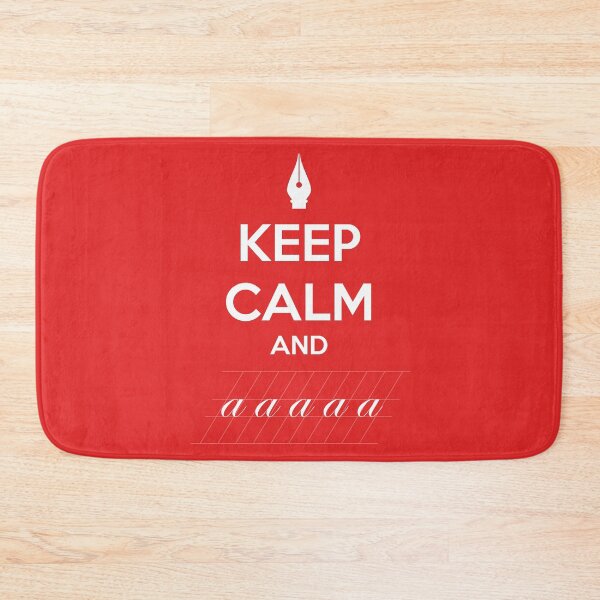 Item preview, Keep Calm and a a a - Calligraphy designed and sold by premedito.