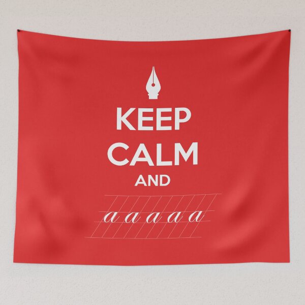 Item preview, Keep Calm and a a a - Calligraphy designed and sold by premedito.