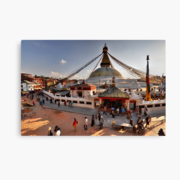 Bodnath Stupa Canvas Print