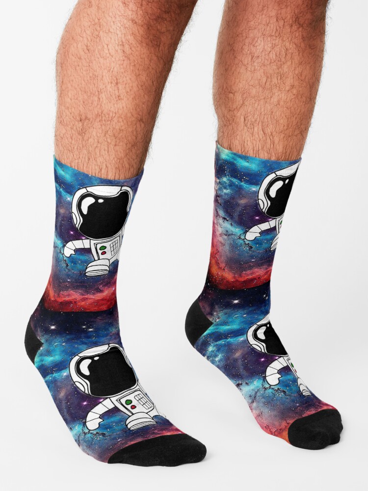 "spaceman in the universe" Socks for Sale by thediff1985 Redbubble