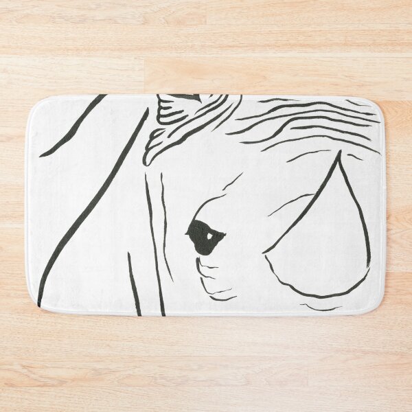 Item preview, Minimalistic Face Of A Rhino designed and sold by Niina  Niskanen.