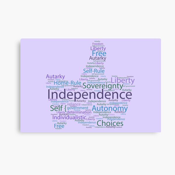 Thumbs Up for Independence Canvas Print