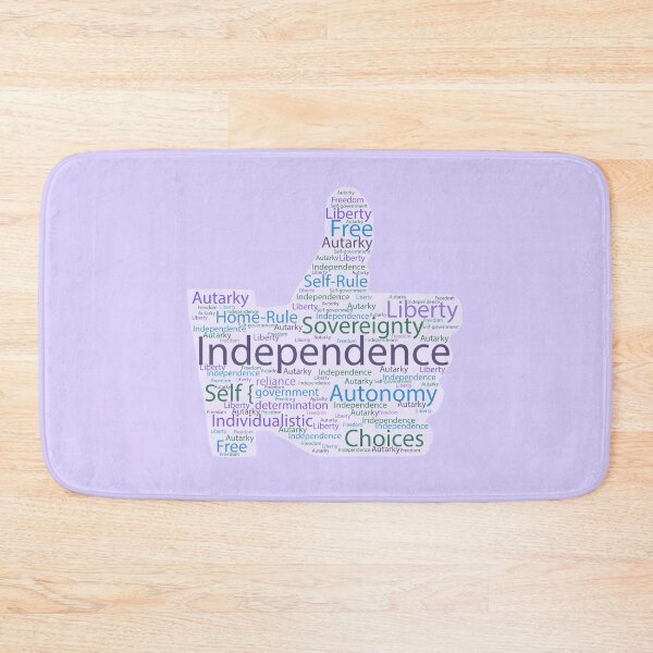 Thumbs Up for Independence Bath Mat