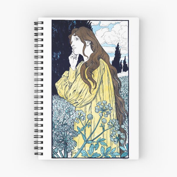 Item preview, Meditation by Eugène Grasset designed and sold by ArtExpression.