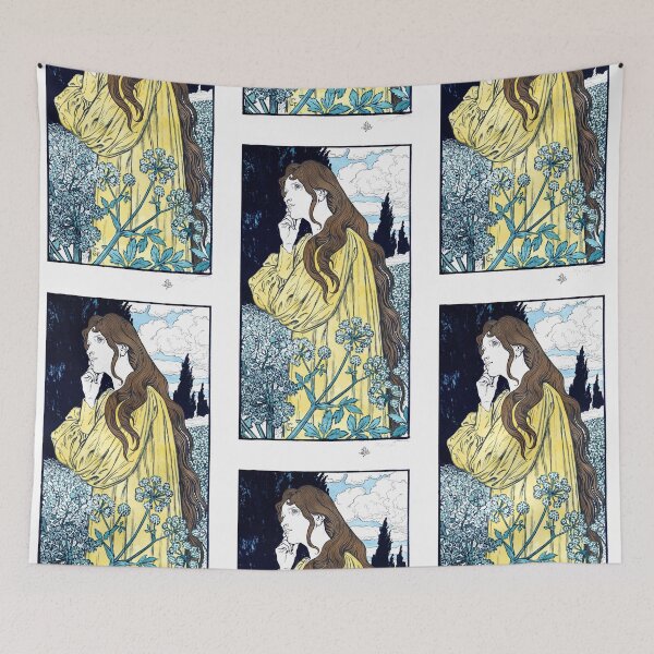 Item preview, Meditation by Eugène Grasset designed and sold by ArtExpression.