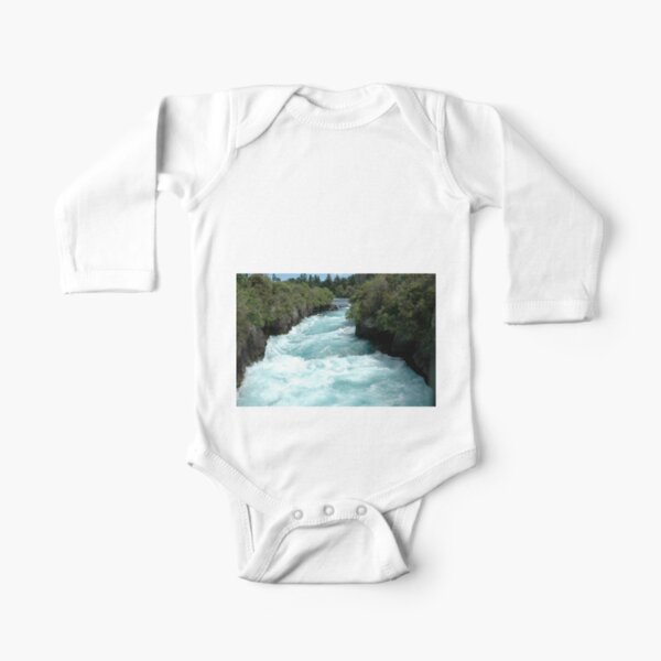 Huka Falls Long Sleeve Baby One-Piece