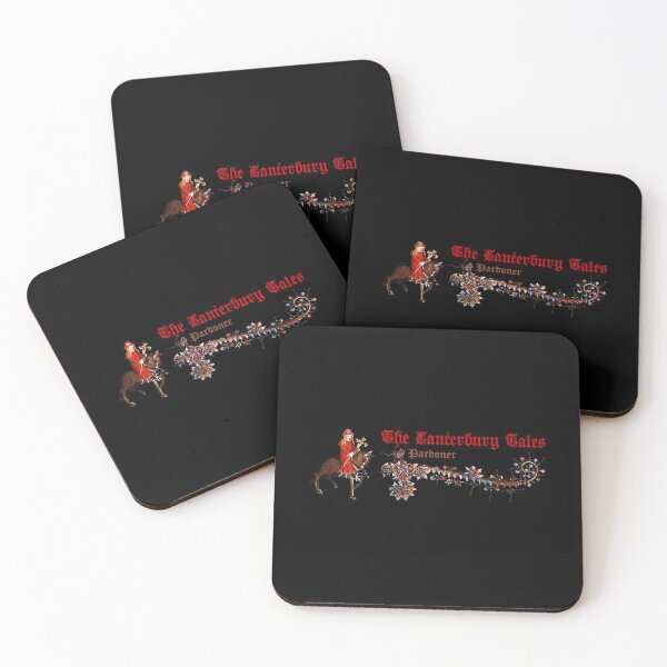 Canterbury Tales Pardoner Coasters (Set of 4)