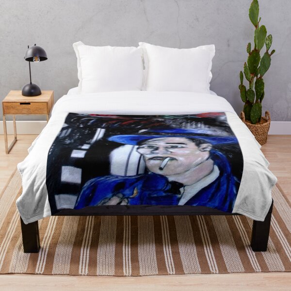 Noir Danger Throw Blanket
