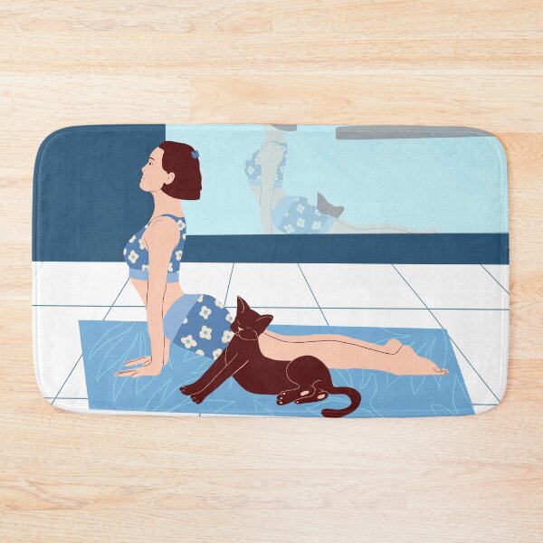 Item preview, Yoga with a cat designed and sold by nacaca.