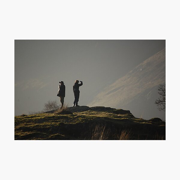Item preview, Distant sillouets Derwentwater lake district cumbria designed and sold by angie coulston.