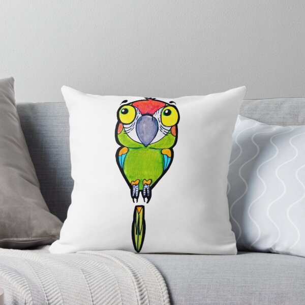 Item preview, Red-Fronted Macaw Bubblehead Bird designed and sold by KikoMoon.