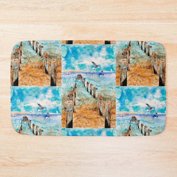 Item preview, Restoring Seaford Pier designed and sold by Julie-Phillips.