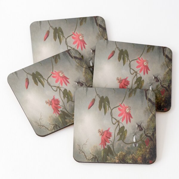 Item preview, Passion Flowers with Hummingbirds-Martin Johnson Heade designed and sold by LexBauer.