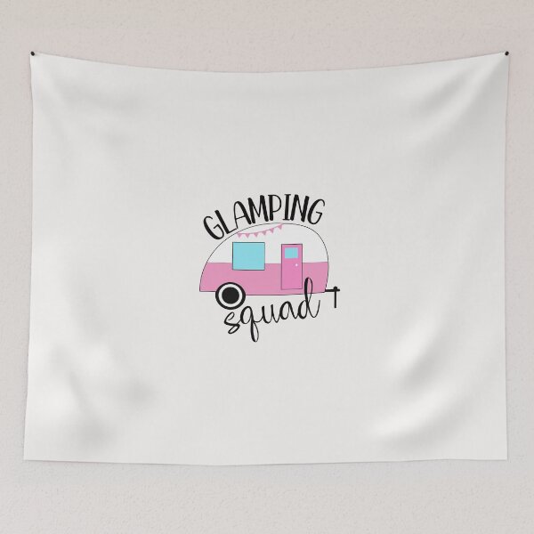 Artikelvorschau, Nettes und lustiges Glamping Squad Design, RV Camper Geschenkdruck entworfen und verkauft von DNH Threads.