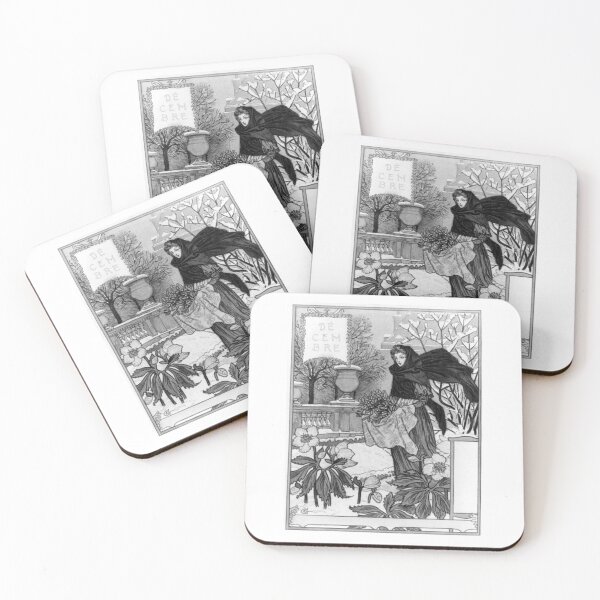 Item preview, Decembre - Eugene Grasset - 1895 designed and sold by CrankyOldDude.