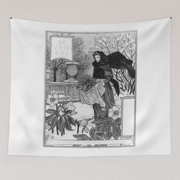 Item preview, Decembre - Eugene Grasset - 1895 designed and sold by CrankyOldDude.