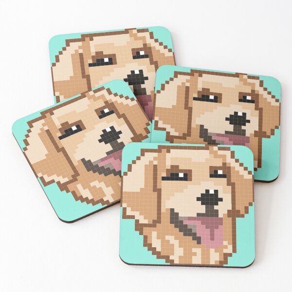 Item preview, Pixel Golden Retriever designed and sold by Regan Crowley.