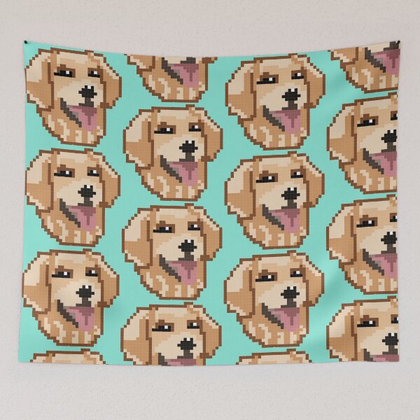 Item preview, Pixel Golden Retriever designed and sold by Regan Crowley.