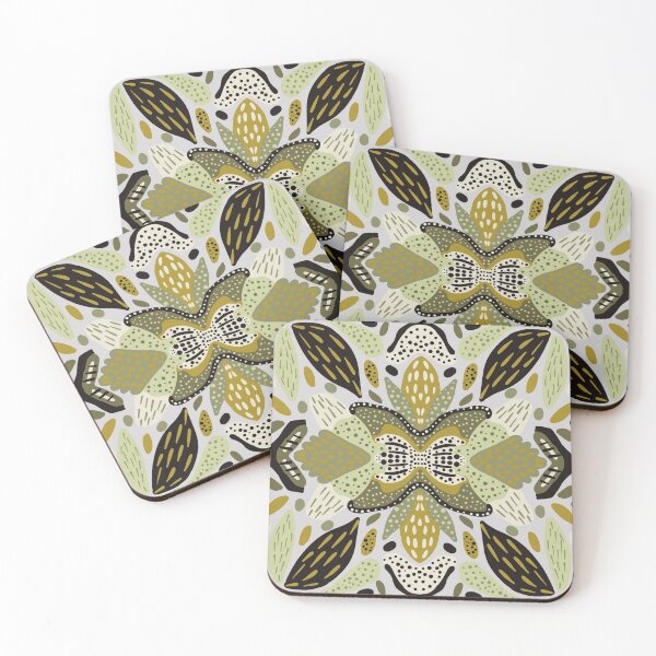 Item preview, Soft Colors of Green and Gray designed and sold by Kashabu.