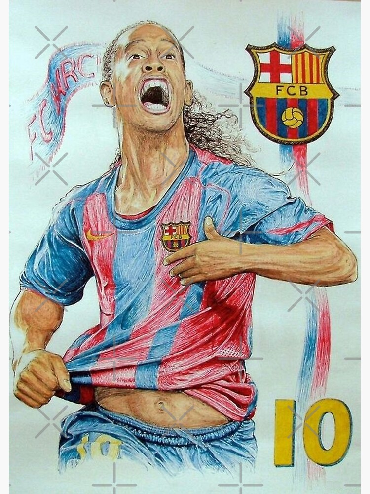 "Drawing Ronaldinho" Poster for Sale by kikivebri Redbubble