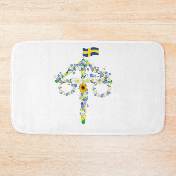 Item preview, Midsommar Midsummer Flowers Floral Pole festival Flag designed and sold by funnytshirtemp.