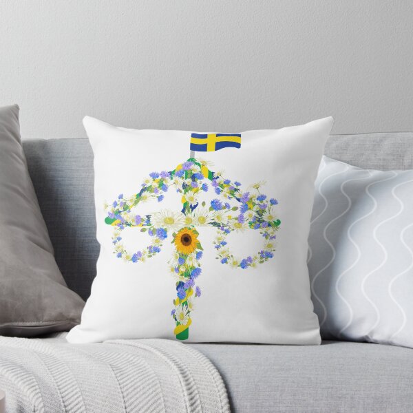 Item preview, Midsommar Midsummer Flowers Floral Pole festival Flag designed and sold by funnytshirtemp.