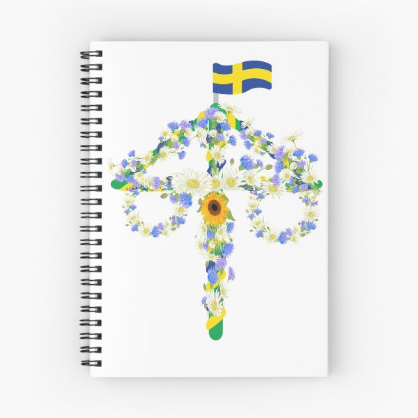 Item preview, Midsommar Midsummer Flowers Floral Pole festival Flag designed and sold by funnytshirtemp.