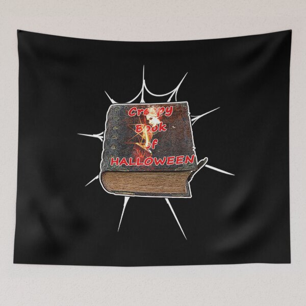 Item preview, Halloween creepy black magic book designed and sold by shurikaner.
