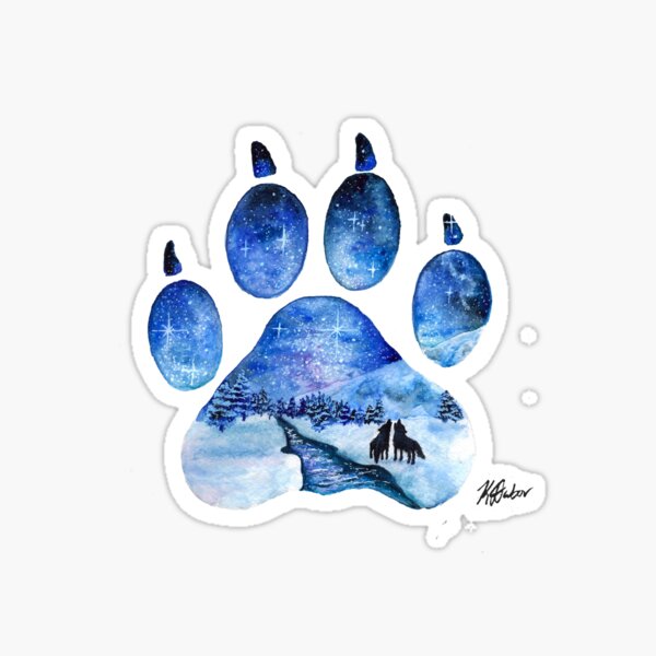 Watercolor Wolf Stickers Redbubble - bowling club beta roblox