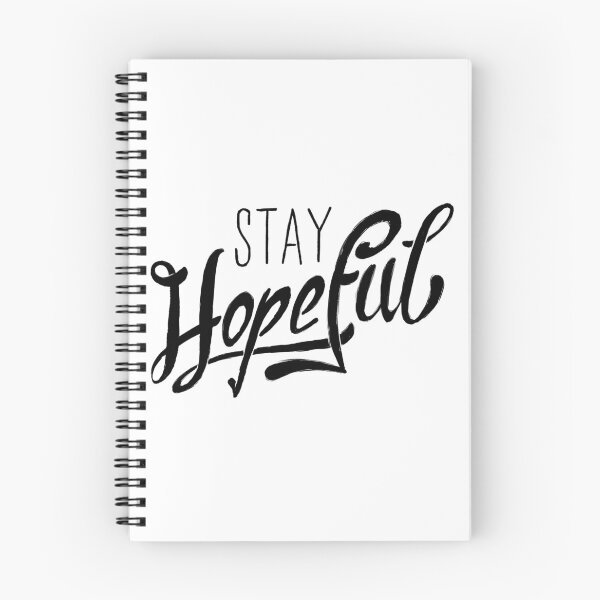Item preview, Motivational Inspirational and Positive quote -  stay hopeful typography text art by Word Fandom - wordfandom designed and sold by Kerry Pritchard.