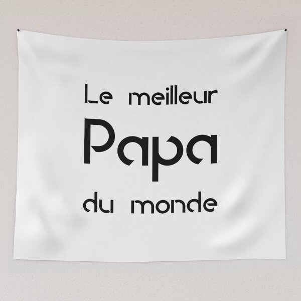 Aperçu de l'œuvre Le meilleur papa du monde créée et vendue par SunuDesign.