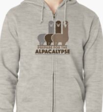 Prepare For The Alpacalypse Zipped Hoodie