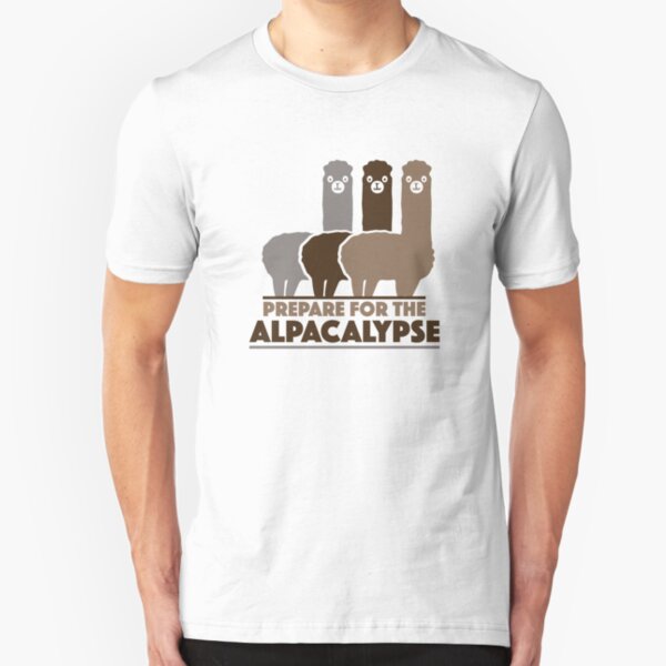 Prepare For The Alpacalypse Slim Fit T-Shirt