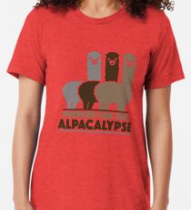 Bereiten Sie sich auf das Alpacalypse vor Vintage T-Shirt