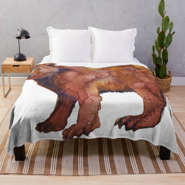 Item preview, Watercolor Brown Bear designed and sold by JurassicParkans.