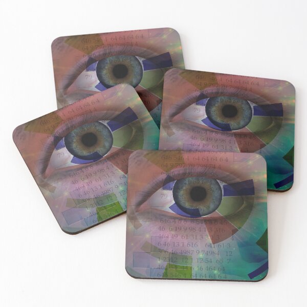 Item preview, Eye with binary code designed and sold by rolffimages.
