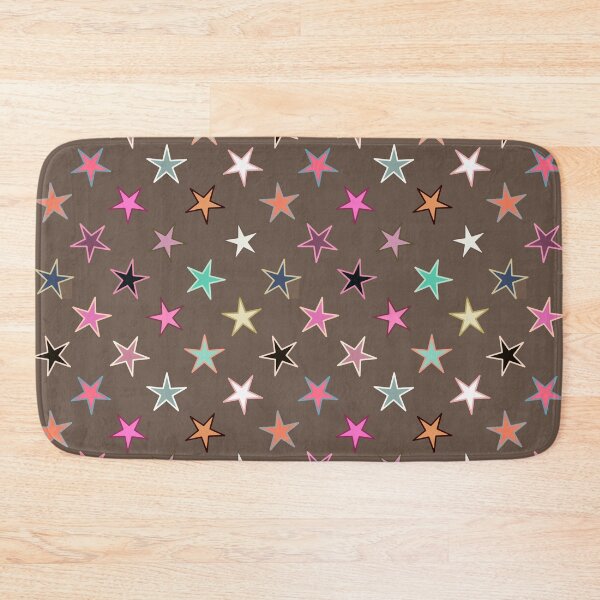 Item preview, Twinkling Stars, Taupe Tan & multi Pastels designed and sold by Marymarice.