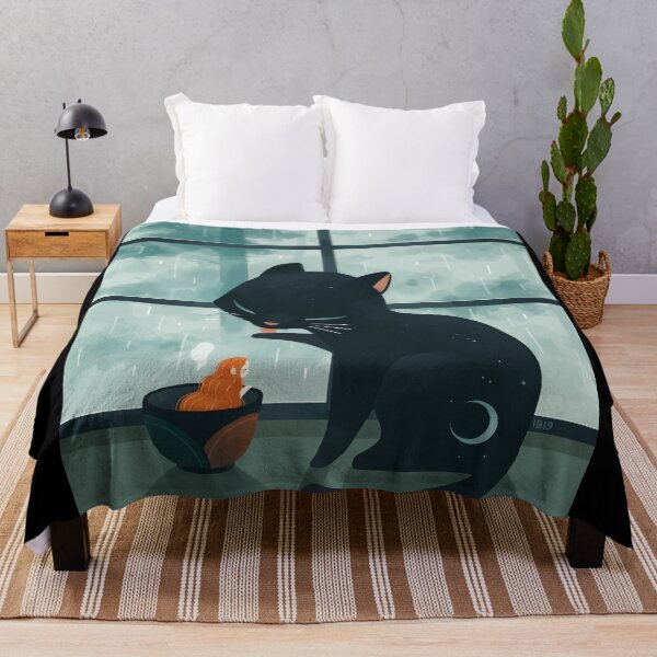 Item preview, Cat and the rain designed and sold by freeminds.