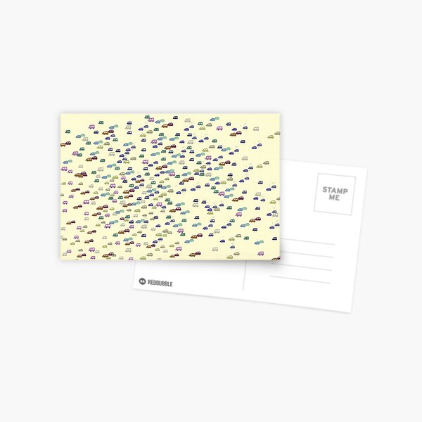 Little Cars Postcard