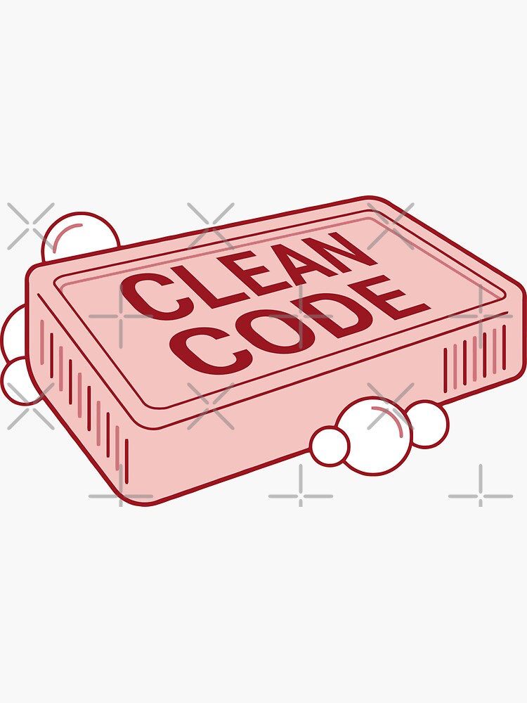 Thumbnail 3 of 3, Sticker, clean code designed and sold by yourgeekside.