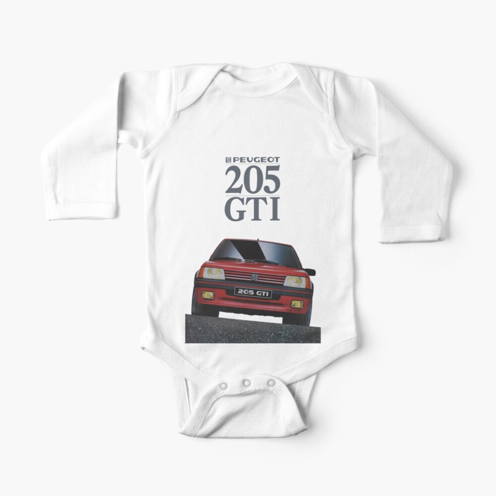 Peugeot 5 Gti Advert Baby One Piece By Throwbackmotors Redbubble