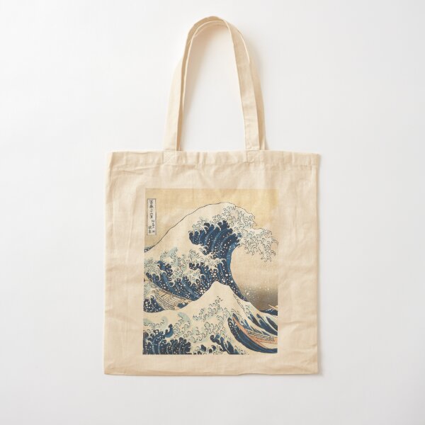 The Great Wave of Kanagawa of Hokusai Cotton Tote Bag