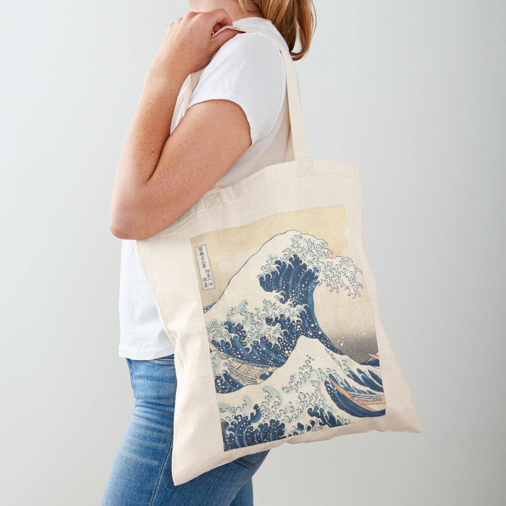 The Great Wave of Kanagawa of Hokusai Tote Bag