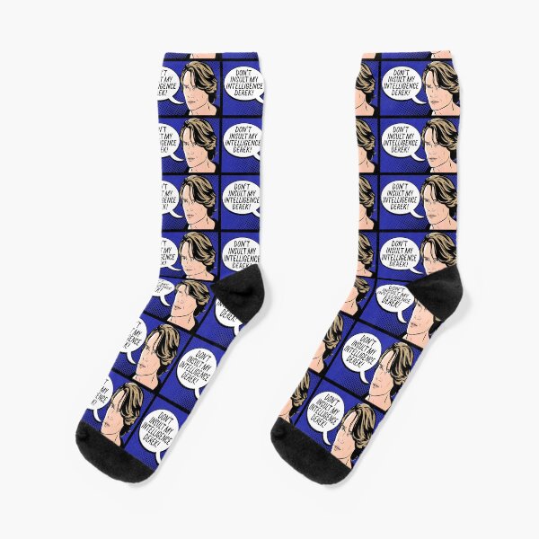 Don't insult my intelligence, Derek! John Paul Jones from Bachelor in Paradise in Pop Art style Socks