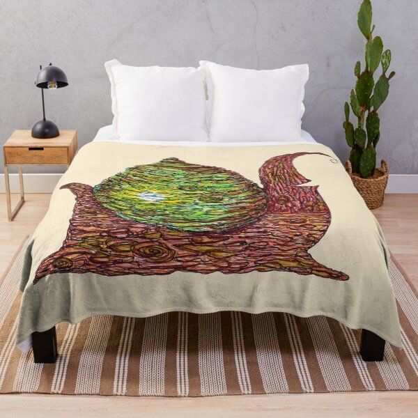 Item preview, Wood be snazzy snail designed and sold by cuprum.