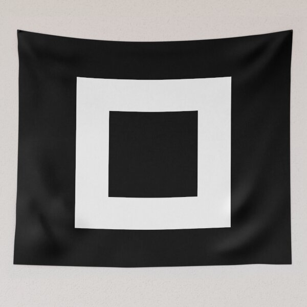 Item preview, Black White Squares In Square designed and sold by rewstudio.