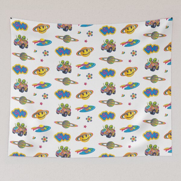 Item preview, hippie sticker pack designed and sold by rebeccaxlewis.